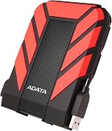 ADATA AHD710P-2TU31-CRD Dashdrive Durable HD710 Pro External HDD 2TB USB 3.1 Red view 2