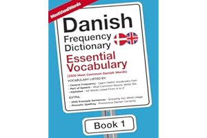 Danish Frequency Dictionary - Essential Vocabulary: 2500 Most Common Danish Words