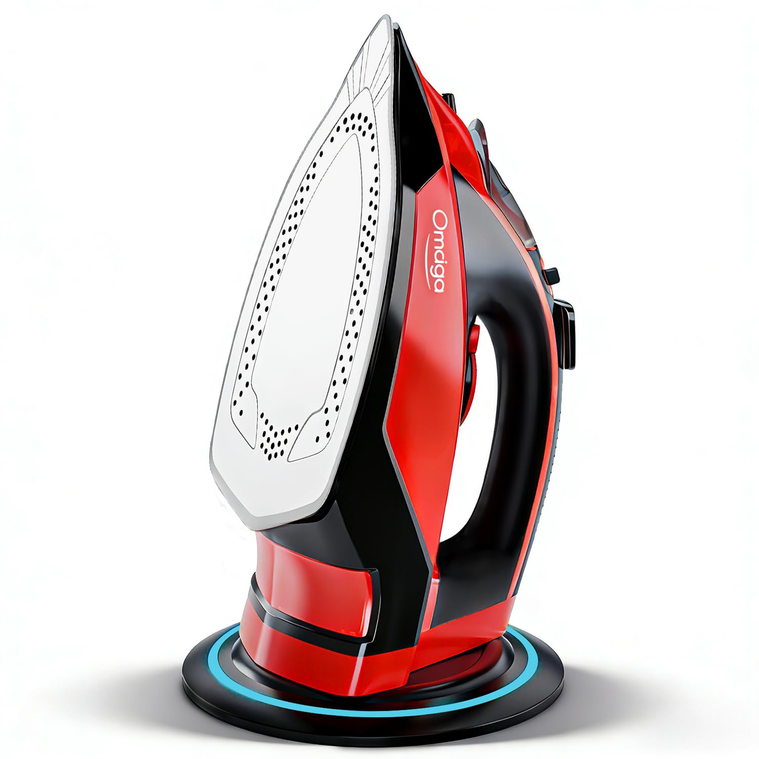 Photo 1 of Omaiga 1500W Cordless Iron for Clothes, Wireless Steam Iron with Rapid Heating & Auto Shut Off, for Effective Wrinkle Removal