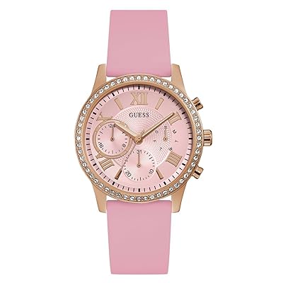Elegant GUESS Rose Gold-Tone Pink Women's Watch Zimbabwe Ubuy