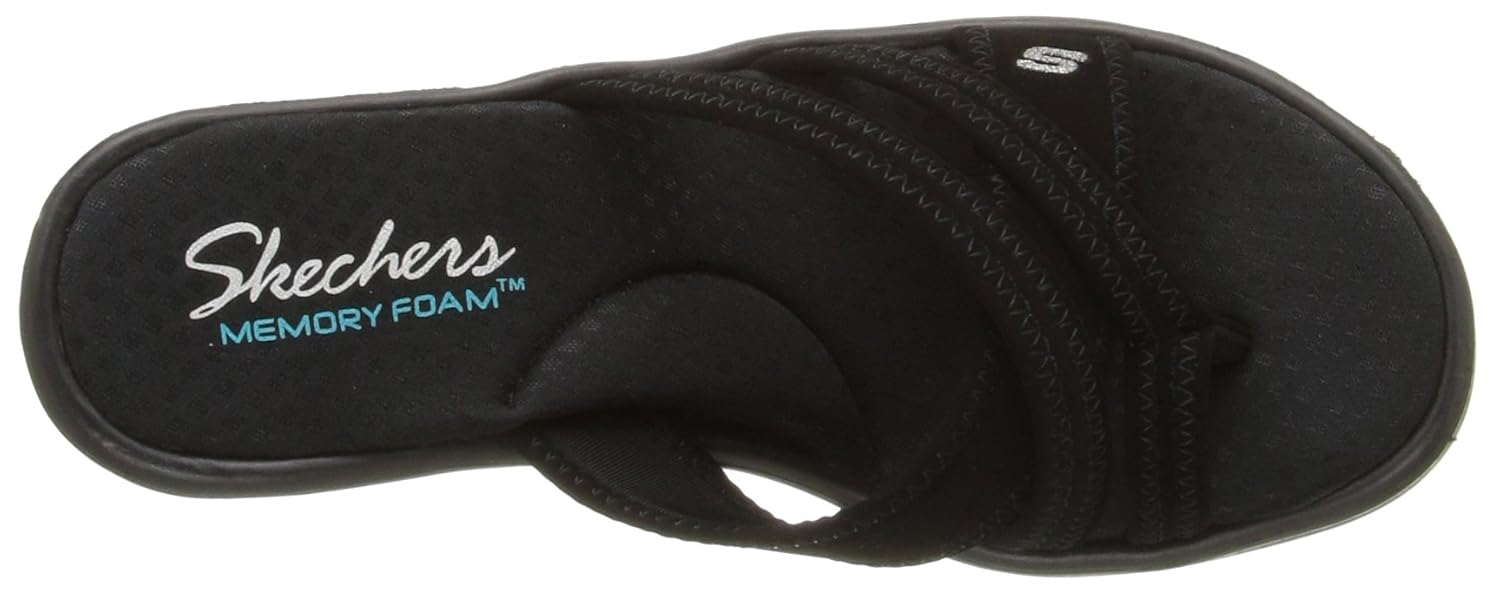 skechers cali women's rumblers-young at heart wedge sandal
