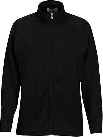 vantage mens brushed back micro fleece full zip jacket