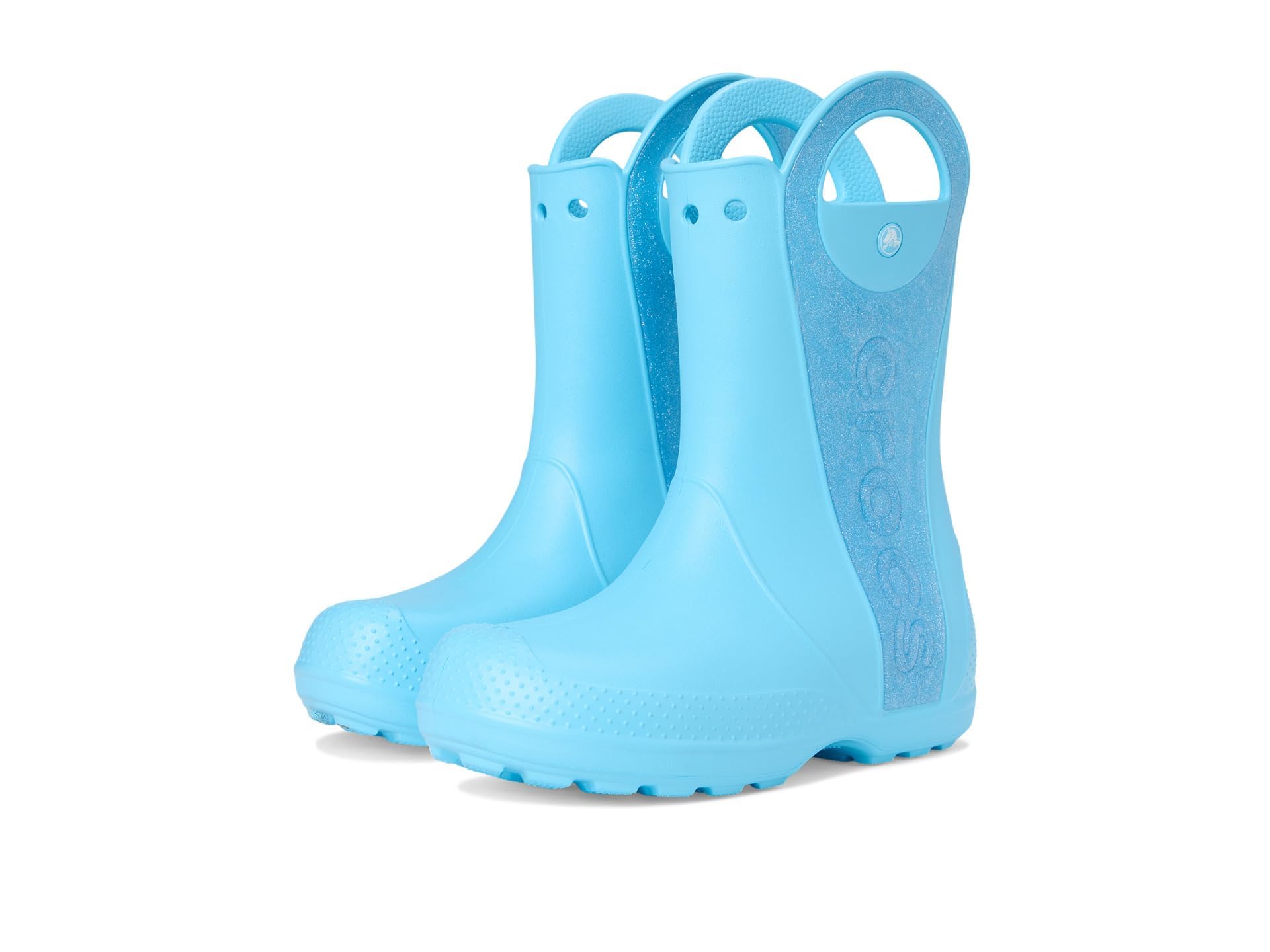 Crocs, Handle It Rain Boots (Big Kid/Little Kid), Tinted Glass, 2, Medium Image