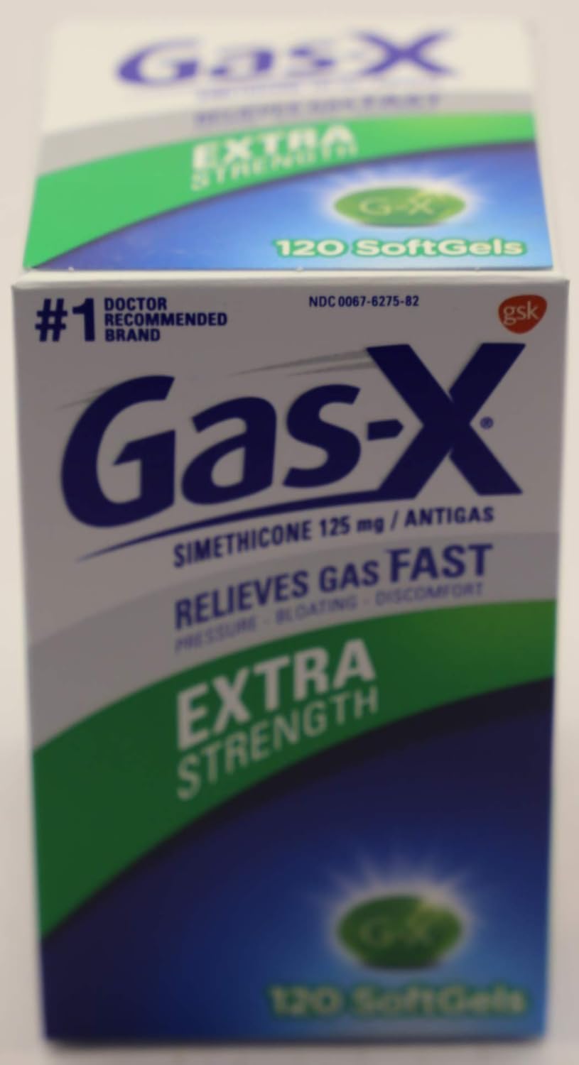 Gas-X Extra Strength Softgels 125 mg (120 ct.): Health & Personal Care
