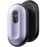 coldSky Hand Warmers Rechargeable 2 Pack, Magnetic Electric Hand Warmer with Digital Display, Reusable Handwarmers Heat Up to 140℉, Portable Pocket Heater Warm Gift for Outdoors, Camping, Hunting