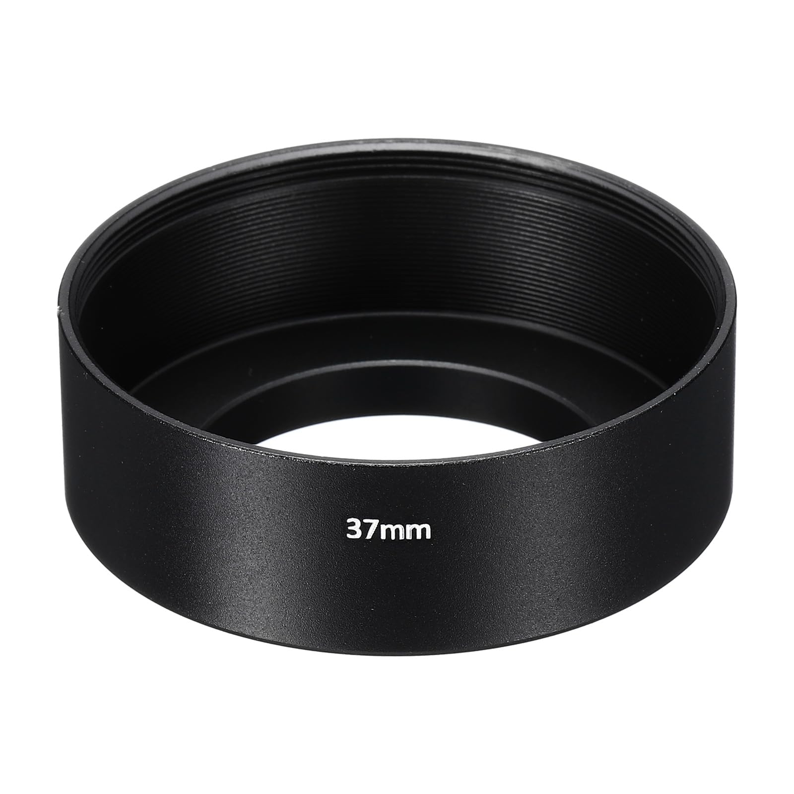 PATIKIL 37mm Lens Hood, Standard Focus Frosted Surface Anti-reflective Inside Hood for Camera Lens, Black for Nikon, for Fujifilm, for Pentax, for Leica