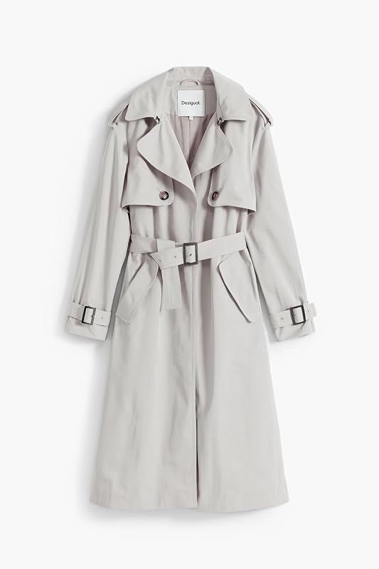 TRENCH_PLEATED, 6008 BEIGE, S