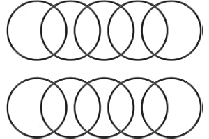 uxcell Nitrile Rubber O-Rings 52mm OD 48mm ID 2mm Width, Metric Sealing Gasket for Automotive Machine Plumbing, Pack of 10