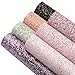 David Angie Fine Sequins Glitter Faux Leather Sheets 7 Pcs 8