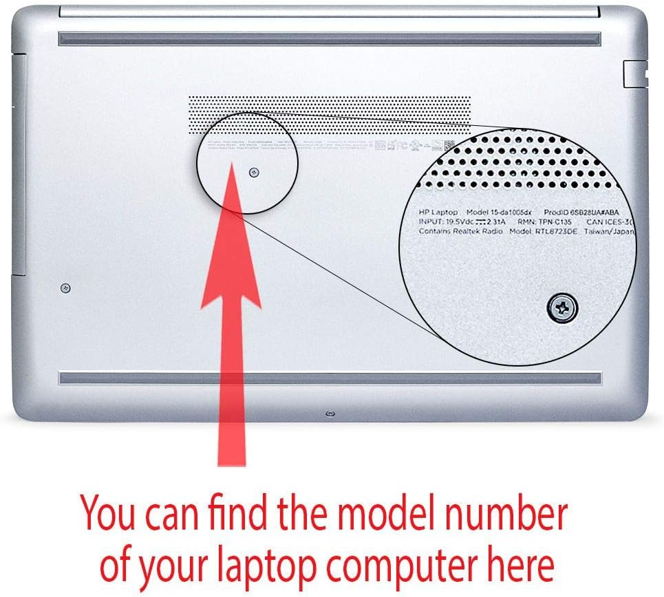 mCover Hard Shell Case Compatible with 15.6" HP 15s-fqXXXX /15s-eqXXXX /15-dyXXXX/15-efXXXX Series Notebook PC (**Not for Any other model**) (Clear) - Image 4