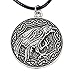 Celtic Knotwork Raven Odin's Ravens Viking Runes Talisman Necklace F4013 (4126 Celtic Raven)
