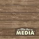 Hampton Art Mix The Media Wooden Plank Plaque, 6 by 6-Inch