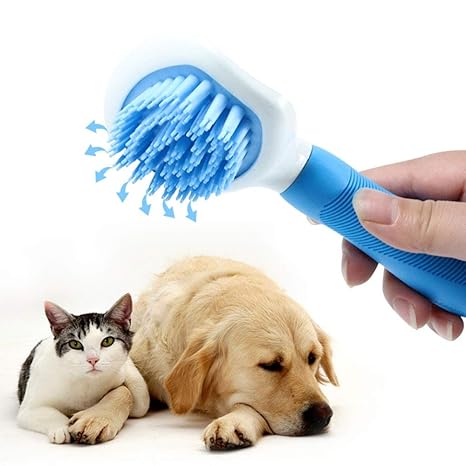 Cyxyx Pets Removal Hair Comb Pet Dogs Cats Bathing Brush No Harm