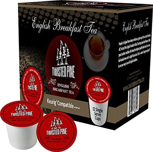 Twisted Pine Coffee English Breakfast Tea Single Serve -12 ct