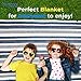 YUNGGER Picnic and Beach Blanket-Machine Washable EXTRA 4X Large-Protects Your Family and Toddler from Wet Grass or Sand at the Park, Outside Concert, Playground, at Kids Sport-Practice Outdoor Mat