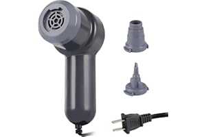 PAFOLO River Tube Inflatable Pump, Portable Quick-Fill Air Pump with 2 Nozzles