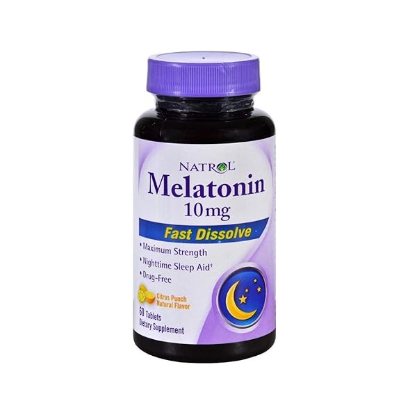 NATROL MELATONIN FAST DISSOLVE 10 MG, 60 COUNT ( PACK OF 4)
