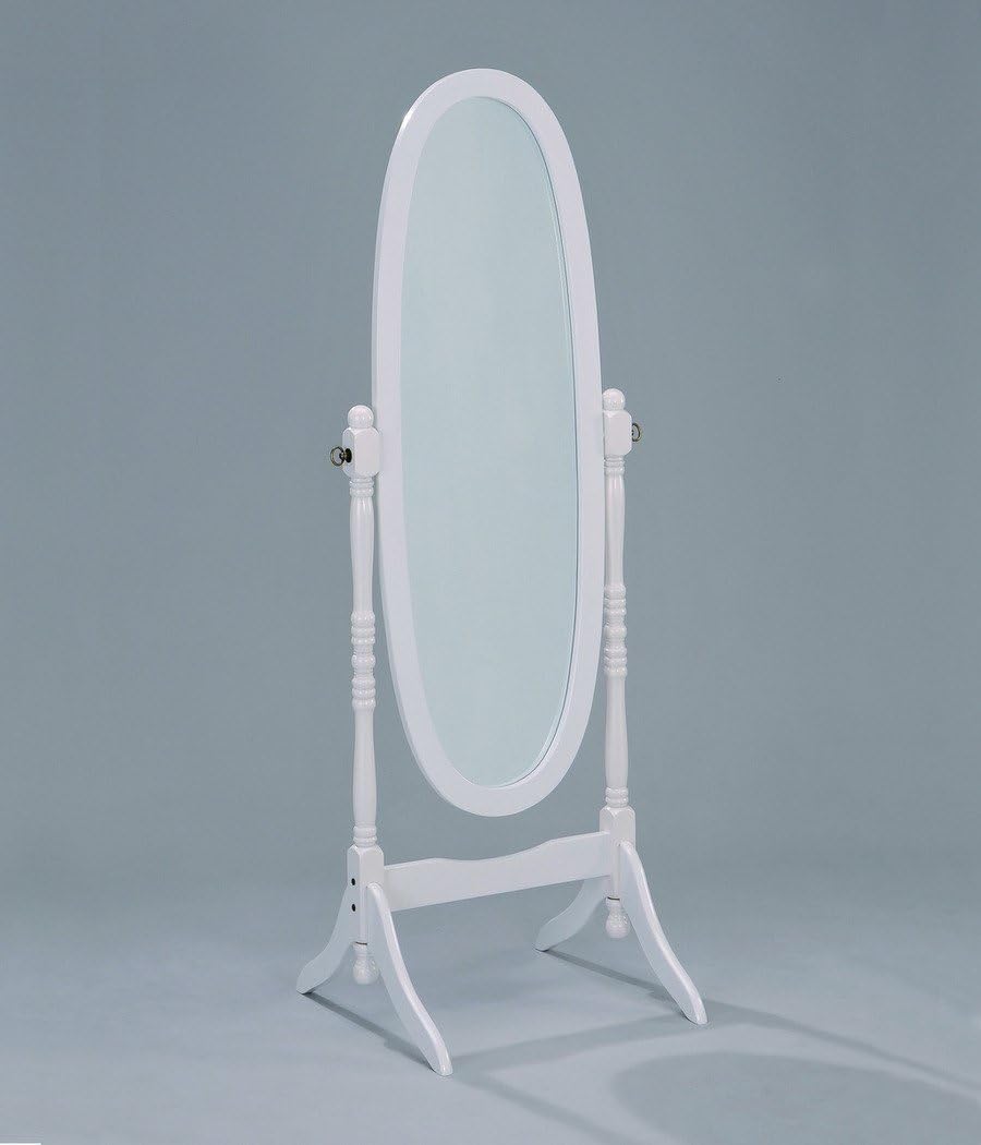 Amazon.com: Oval Stand Mirror (White 