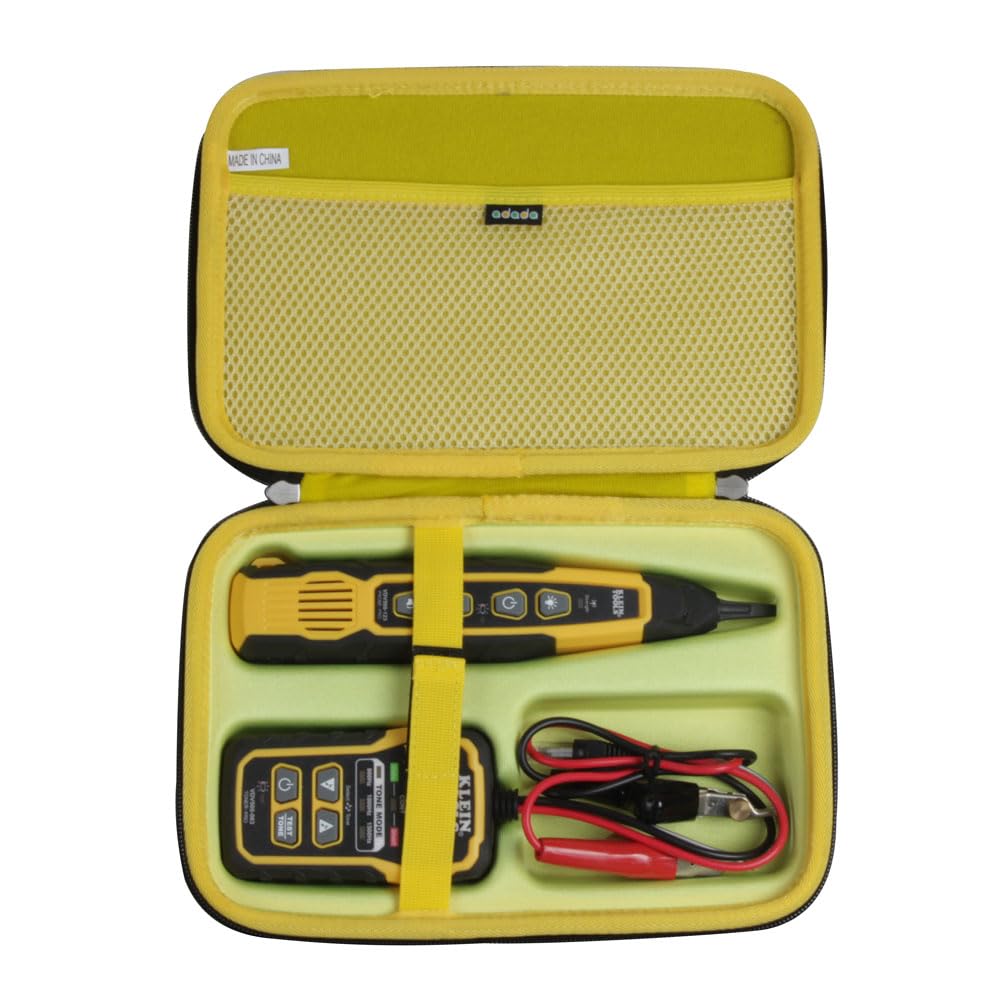 Photo 1 of ** CASE ONLY ** adada Hard Travel Case for Klein Tools VDV500-820 / Klein Tools VDV500-063 Toner-Pro Tracer Tone Generator + VDV500-123 Cable Tracer Probe-Pro Tracing Probe