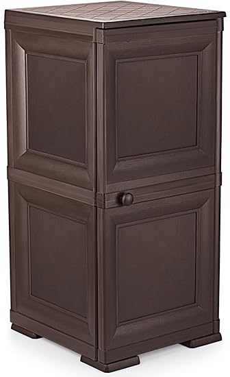 Cello Infiniti Mini 2 Storage Cabinet Plain (Brown)