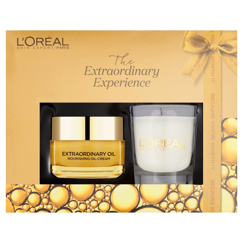 L'Oreal Paris Extraordinary Oils Nourishing OilCream Gift Set Amazon