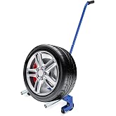 Garvee 500 LBS Heavy-Duty Tire Dolly, Adjustable Heavy-Duty Wheel Moving Cart Tire Transport Tool for Effortless Tire Moving &amp; Storage in Garages, Workshops, Auto Repair Shops, Blue