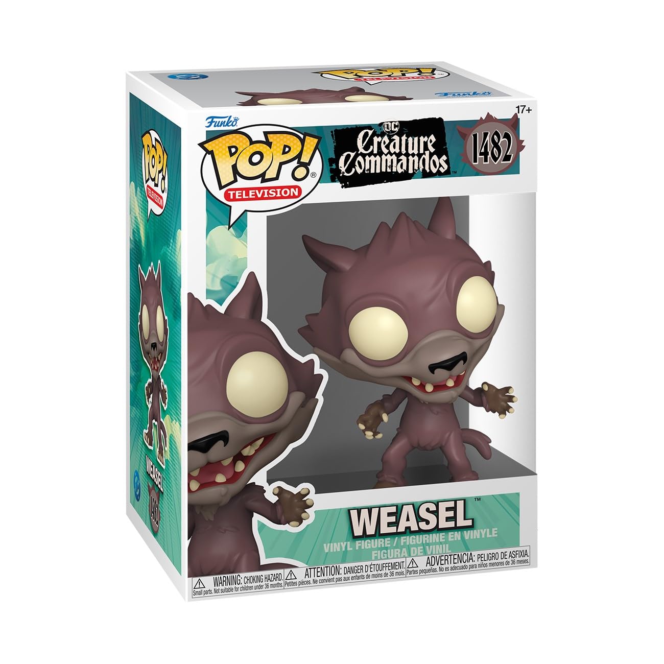 Photo 1 of Funko POP TV: Creature Commandos – Weasel - DC Comics - Collectable Vinyl Figure - Gift Idea - Official Merchandise - for Kids & Adults - Comic Books Fans - Model Figure for Collectors and Display