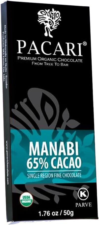 Pacari Manabi 65% Organic Chocolate Bar