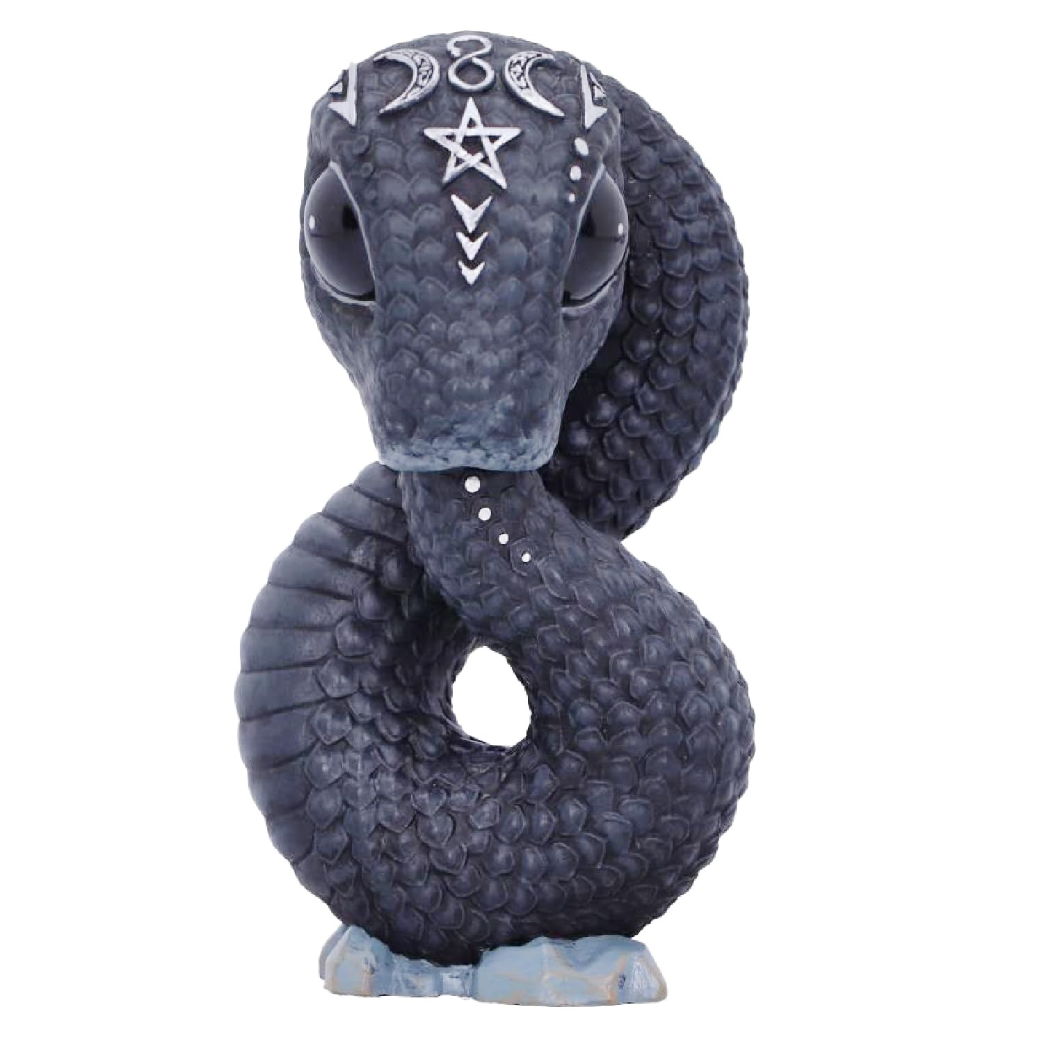 Nemesis Now Cult Cuties Ouroboros Snake 9.6cm, Resin, Black, Ouroboros Occult Snake Figurine, Scarily Adorable Snake Figurine, Snake Gift, Cast in the Finest Resin, Lovingly Hand-Painted — image 1