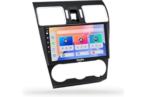 Dasaita Android 12 Car Stereo for Subaru Forester WRX Levorg 2016-2018, Wireless CarPlay, Android Auto, in-Dash Navigation, 6GB+64GB, Built-in 4G Cellular, 9" QLED Touchscreen