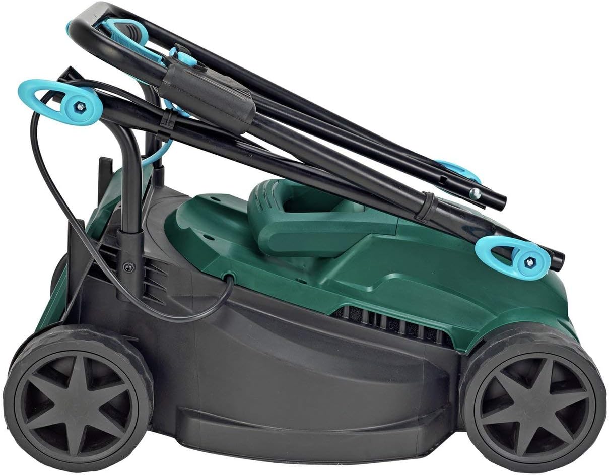 mcgregor 33cm corded rotary lawnmower 1200w and trimmer 250w