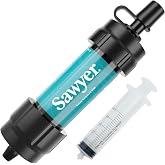 Sawyer Products SP340 Mini Water Filtration System, Filter and Cleaning Plunger only, Single, Teal