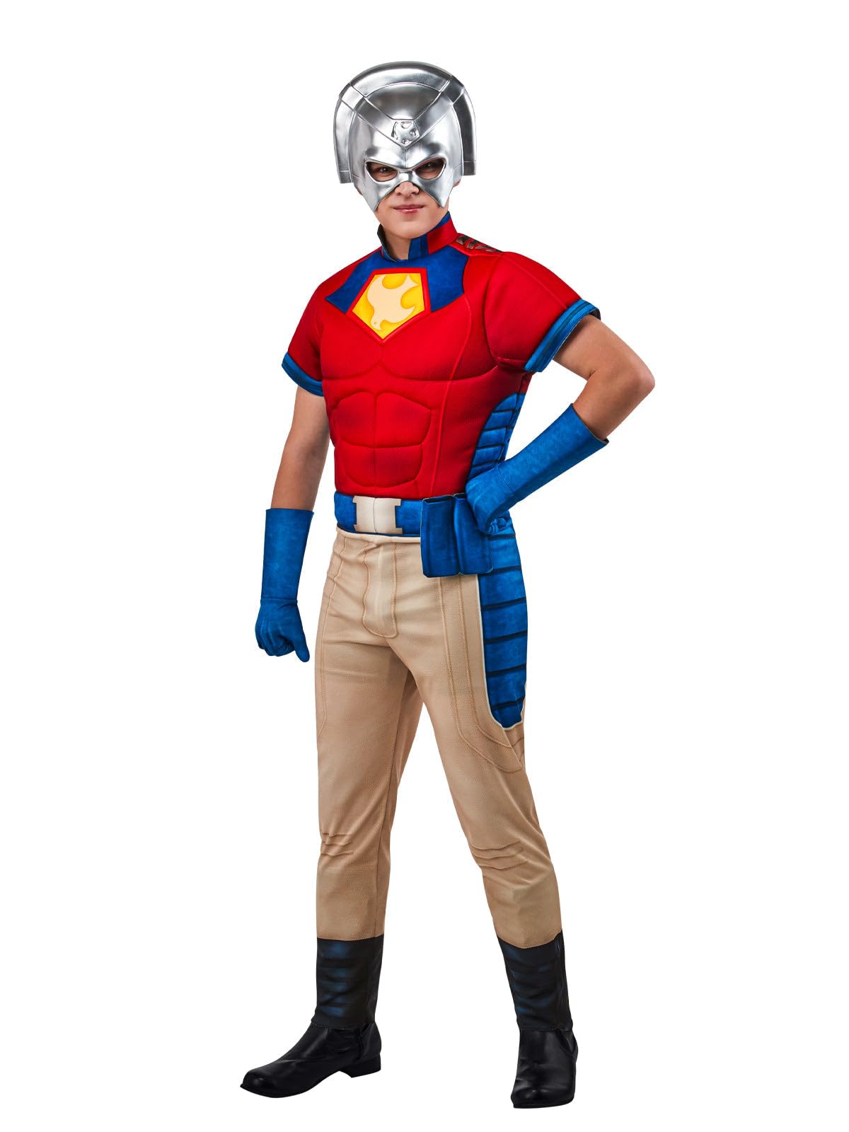 Rubies 703026M Dc Comics The Peacemaker Costume Adult Fancy Dress, Men, Multicolour, M Halloween