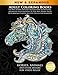 Adult Coloring Books For Men Women And Kids Motivational Inspirational Advanced Illustrations Of The Best Horse Pages With Mandala Flowers And Cute ... Animals And Other Designs For Stress Relief by Cindy Elsharouni