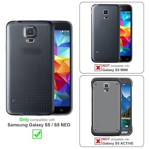Case Compatible with Samsung Galaxy S5 S5 NEO in Metallic Grey