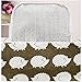 A Little Lemon Cute Reusable Cotton Lunch Bag Insulated Lunch Tote Soft Bento Cooler Bag (Brown Hedgehog)