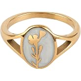 Elevated Faith Wildflower Signet Ring