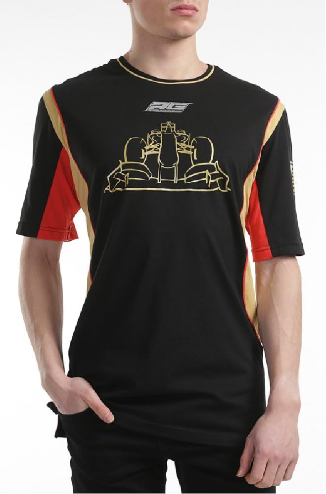 Lotus F1 Team Formula One 1 Romain Grosjean Black Lifestyle Mens T Shirt