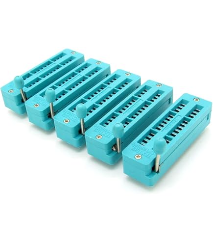Sockets For Microcontroller ZIF Socket 6-Pack Universal ZIF IC Test Sockets - 14 Pin 2.54mm Pitch ...