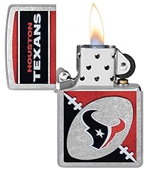 Zippo NFL Houston Texans Street Chrome Pocket Lighter