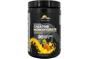 NevaSet Creatine Monohydrate, 3-Month Supply of 5000mg Pineapple Flavor Neva Set Creatine Monohydrate! Creatine supplement fo