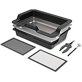 AC Infinity Large Trim Tray System, Interchangeable 3-Tray &amp; 2-Screen Kit | 20-Inch Trim Tray Kit, Ergonomically Designed for Lap or Table Trimming, Plant Harvest Set to Collect Leaves and Pollen