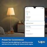 Tapo L510B WiFi Smart Bulb B22 Dimmable 8.3W 60W Equiv with Alexa Google view 4