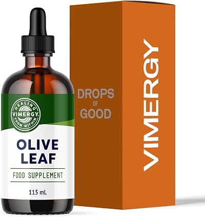 Vimergy Olive Leaf Extract 115 ml 200 mg Organic Liquid Drops