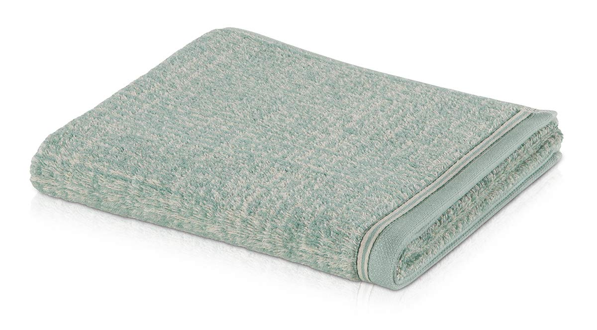 Möve Bohème Linen structure shower towel 80 x 150 cm, Towel - Made in Germany, 85% cotton 15% linen, Tea/Nature