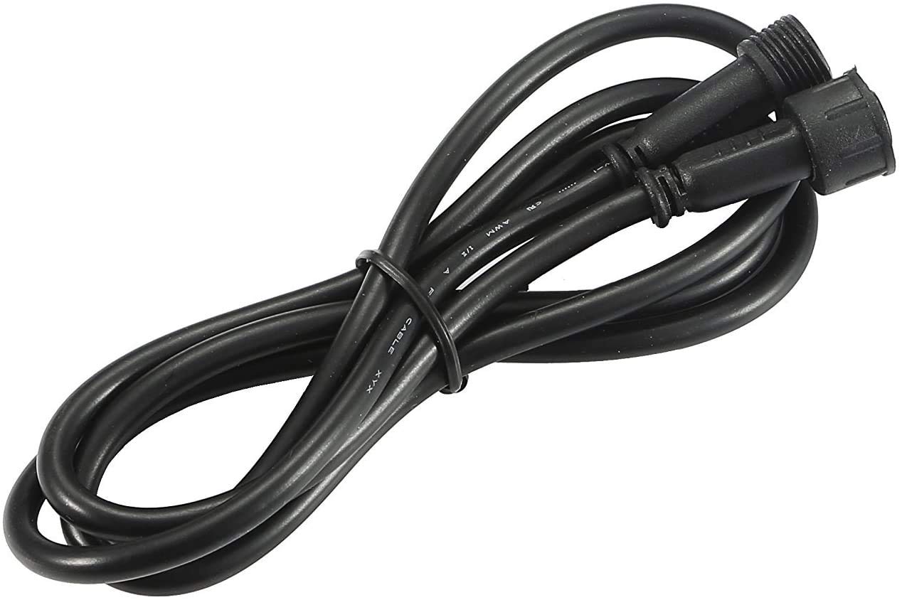 2 Pin Extension Cable for Decking Lights,GEYUEYA Home 3M 2Pin Extension Cable for Single-Color Outdoor LED Decking Lights Warm White