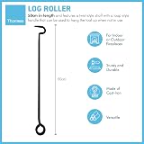 Thorness Cast Iron Log Roller Tool for Fireplace 50cm Long | Log Grabber view 4