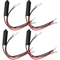 Lot De 4 Clignotants Moto LED 12V Flowing Mode - Ambre, étanches IP67, Compatibles Scooter, Quad, Cruiser
