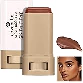 Covebalm Beauty Skin Tint for Black Women, Covebalm Foundation Stick, Beauty Balm Serum Boosted Skin Tint, Tinted Moisturizer, Full Coverage Foundation, Concealer Stick for Face Makeup (#02)