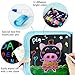 Here Fashion Portable Erasable Drawing Board for Kids, Double Sided Reusable Sketchpad Painting Book with 12 Colored Erasable Pens, 8×8 inches 14Page - Airplane